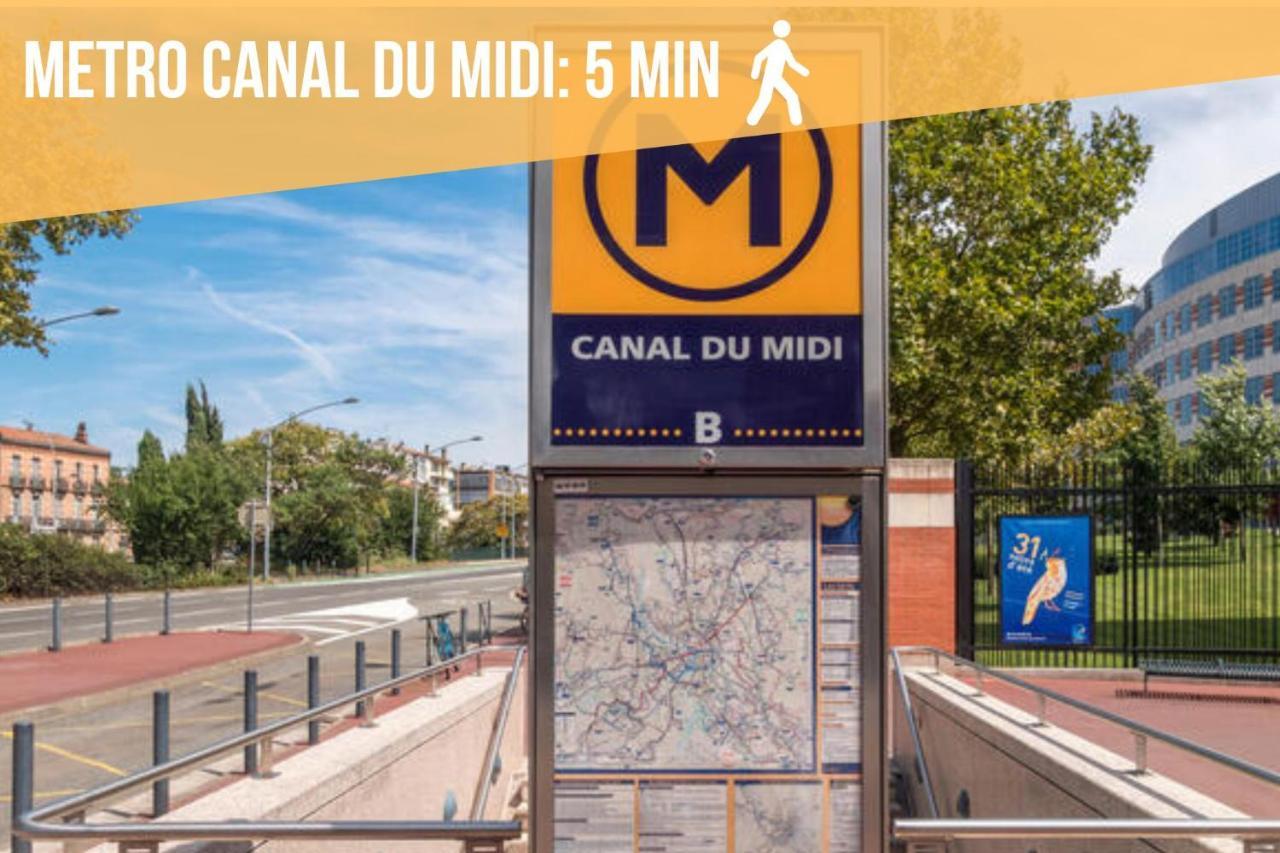 Maison La Provencale 6 Pers - Free Parking - Climatisation - Metro Тулуза Экстерьер фото